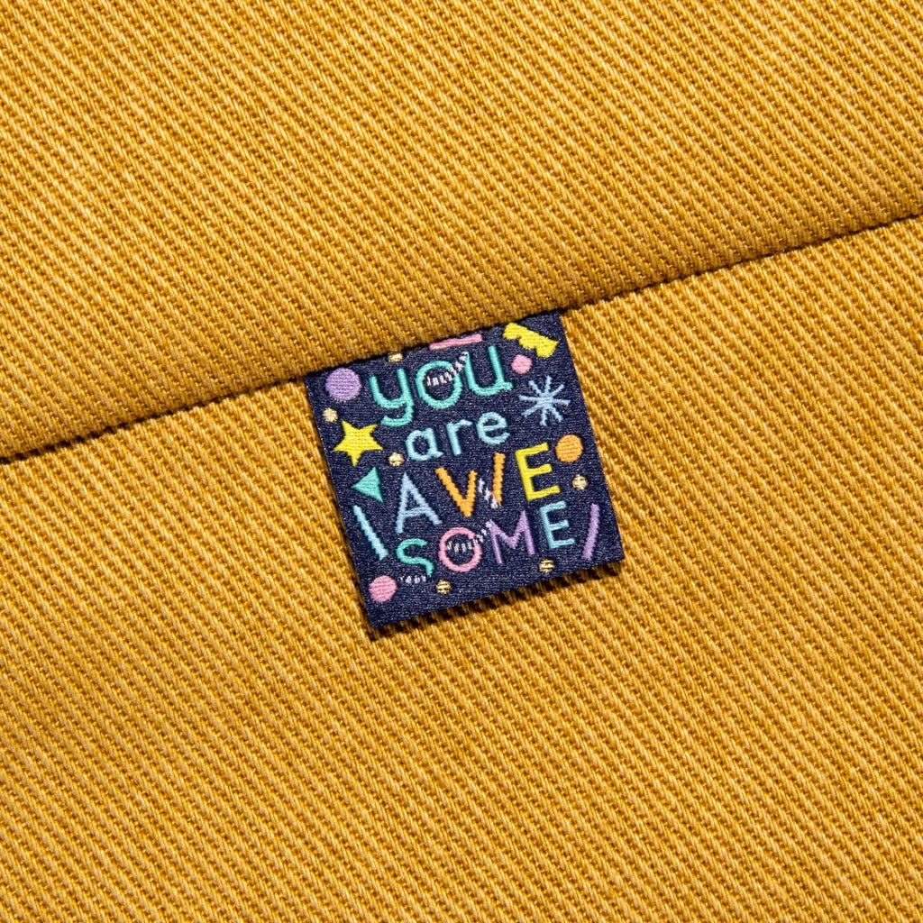 You Are Awesome Woven Labels