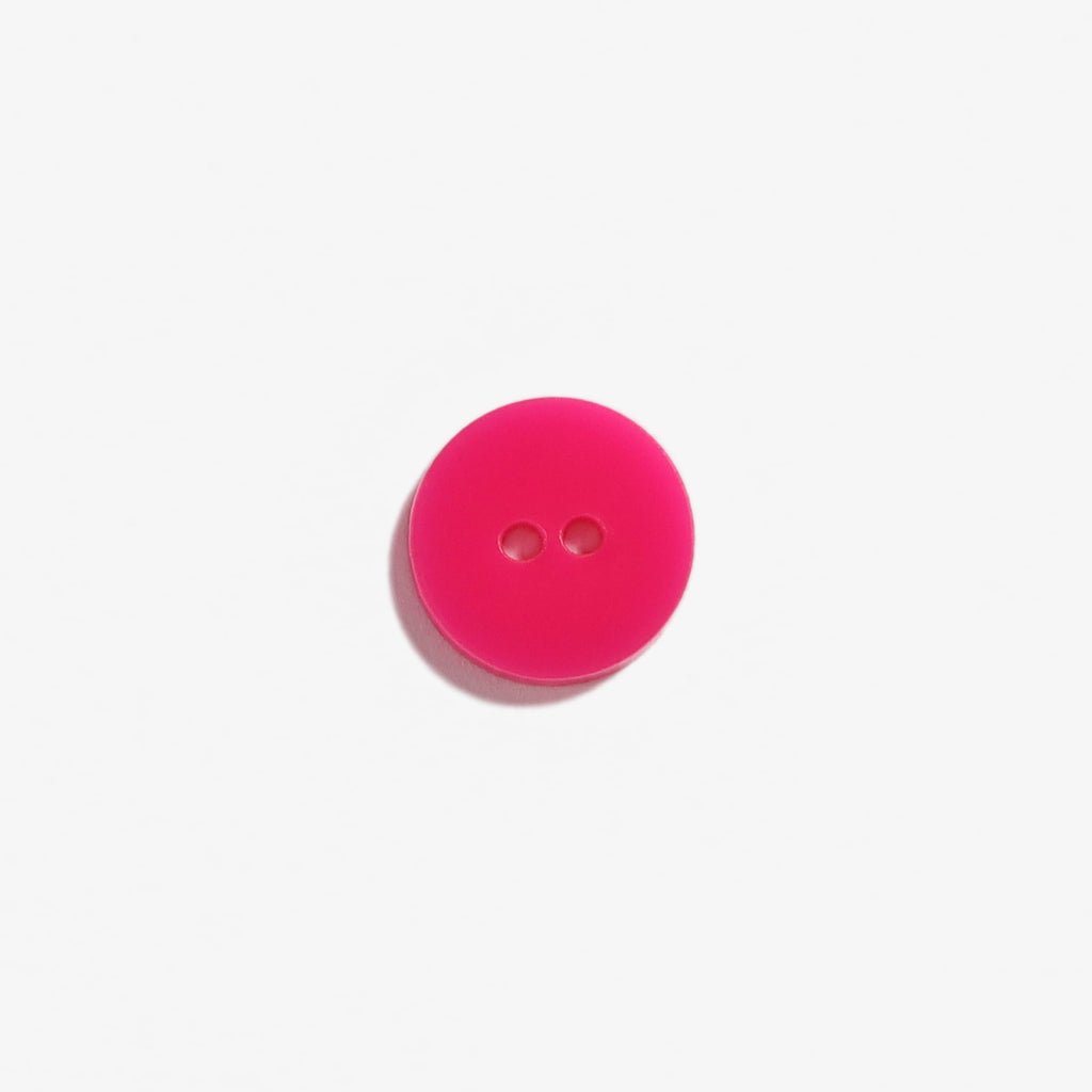 Buttons by ETO 15mm Gloss Hot Pink