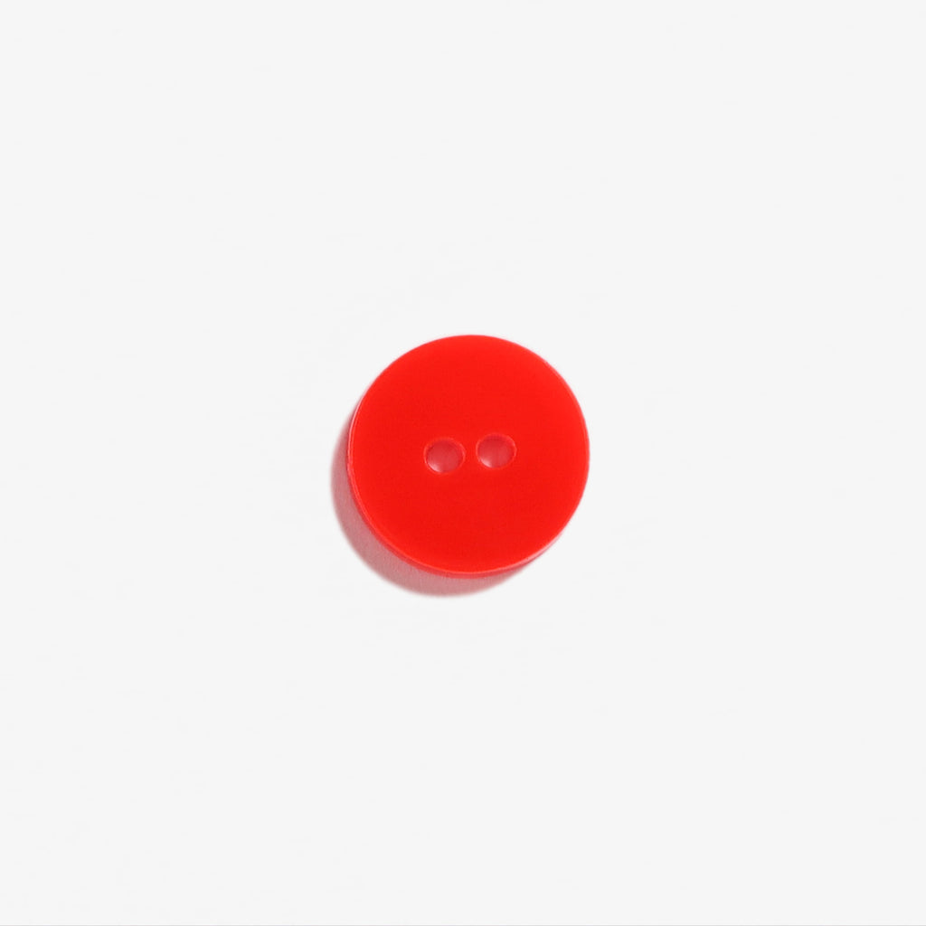 Buttons by ETO 15mm Gloss Neon Red