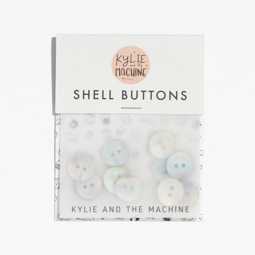 Fine Shell Buttons 13mm Pack